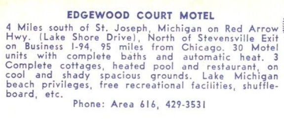 Edgewood Court Motel - From Website